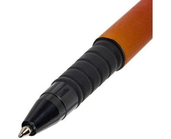 Шариковая ручка BRAUBERG SOFT TOUCH GRIP GRADIENT NEON синяя, мягкое покрытие, ассорти, 0.7 мм 143710 – изображение 4