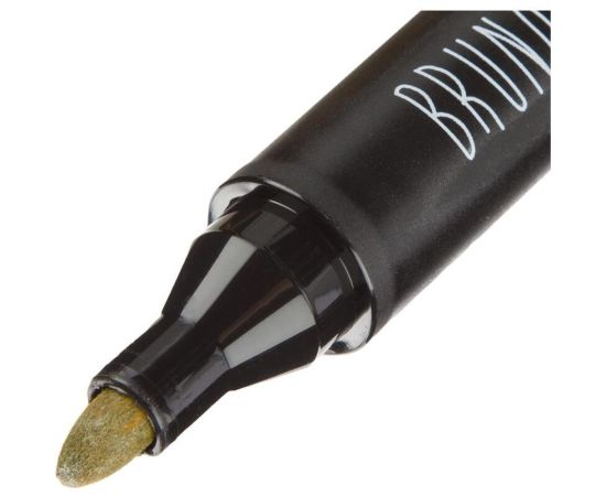 Перманентный маркер Bruno Visconti profymark, золотой, 12 шт. 1797136 – изображение 4