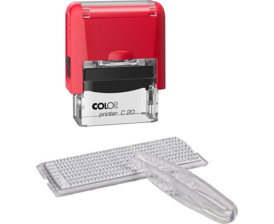 Автоматический самонаборный штамп Colop пластик. 3 строки 14х38 мм PRINTER С 20/3 SET 00-00001010 – изображение 4