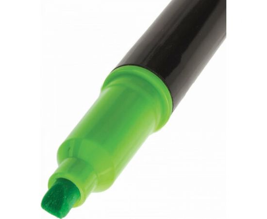 Текстовыделитель 12 шт в упаковке BRAUBERG двусторонний ЖЕЛТЫЙ/ЗЕЛЕНЫЙ линия 1-4 мм 150841 – изображение 4