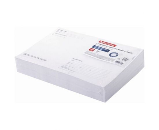 Конверты BRAUBERG С5 162х229 мм, отрывная лента ""Куда-Кому"" 80г/м2 комплект 100 шт, внутренняя запечатка 112188 – изображение 5