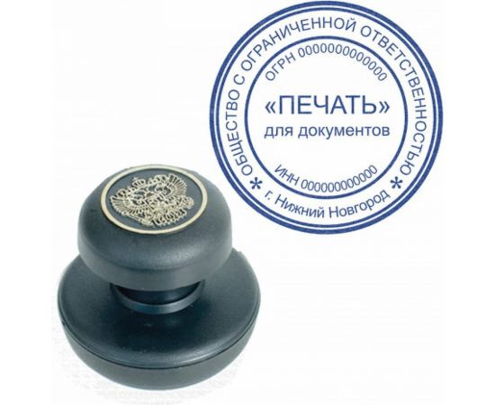 Штемпельная краска BRAUBERG Professional clear stamp, синяя, 30 мл, на водной основе 227981 – изображение 5