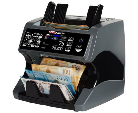 Счетчик банкнот DoCash 3200 HD, 4 МЧП, определение номинала 14114 – изображение 5