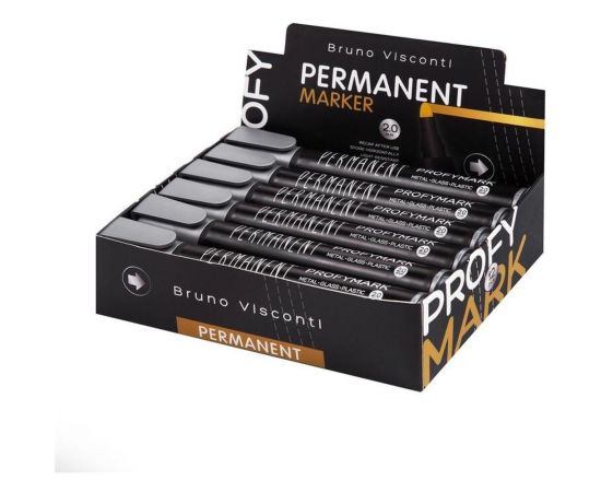 Перманентный маркер Bruno Visconti profymark, серебряный, 12 шт. 1797137 – изображение 5