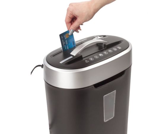 Уничтожитель BRAUBERG S8 4 уровень секретности, 4x18 мм, 8 листов,16 л, скобы 530962 – изображение 6