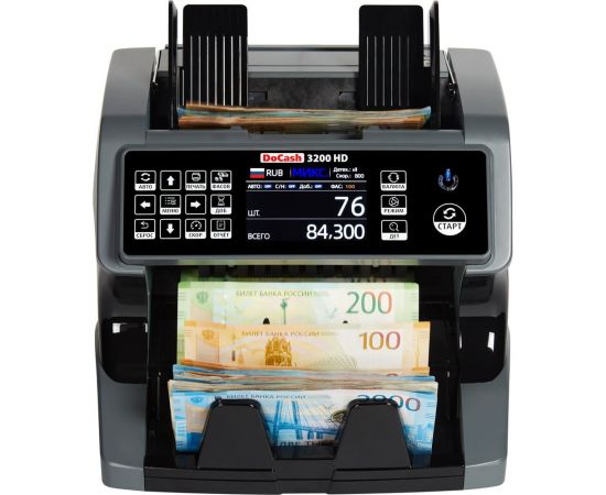 Счетчик банкнот DoCash 3200 HD, 4 МЧП, определение номинала 14114 – изображение 6
