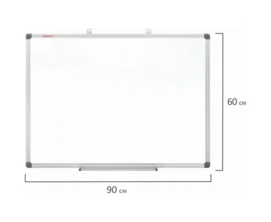 Магнитно-маркерная доска BRAUBERG Extra 60x90 см, алюминиевая рамка 237554 – изображение 8