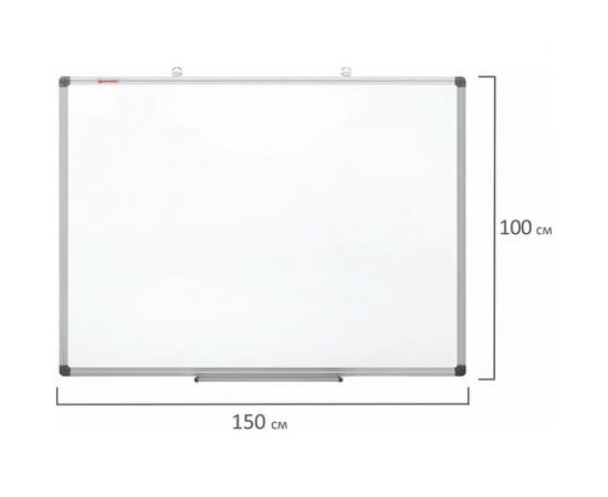 Магнитно-маркерная доска BRAUBERG Extra 100x150 см, алюминиевая рамка 237556 – изображение 8