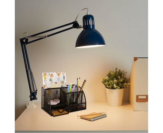 Металлическая подставка-органайзер BRAUBERG 7 секций, 125х220х140 мм, черная 237416 – изображение 8