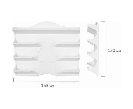 Магнитный держатель BRAUBERG Standard для 4 маркеров, для доски 130х152 мм 237092 – изображение 8