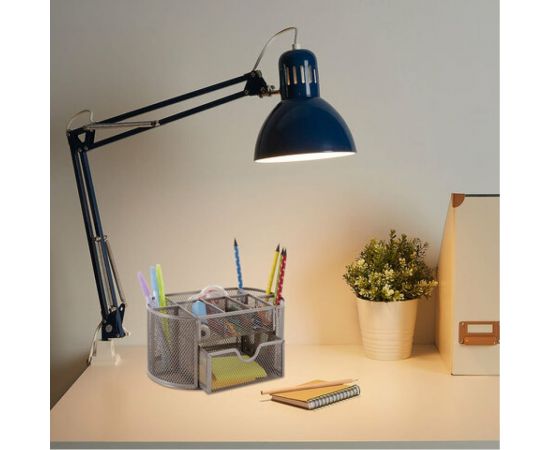 Металлическая подставка-органайзер BRAUBERG 9 секций, 105х220х110 мм, серебро 237419 – изображение 8