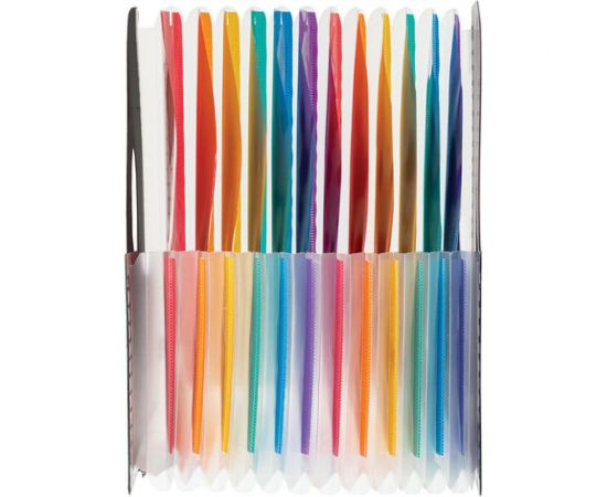 Вертикальный лоток-органайзер для бумаг и документов BRAUBERG Docs 13 отделений, А4 черный 271153 – изображение 8