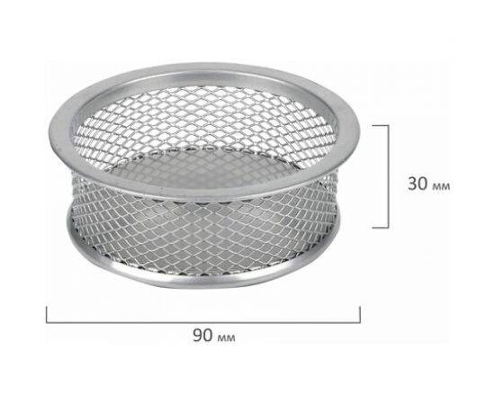Настольный набор BRAUBERG Germanium из металла, 7 предметов, серебристый 231963 – изображение 9