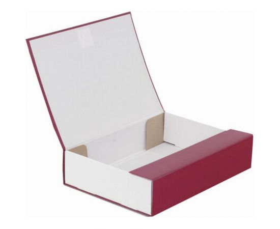 Архивный короб BRAUBERG А4, 240х330мм, 70 мм, 2 завязки, до 600 листов, бордовый 122036 – изображение 9