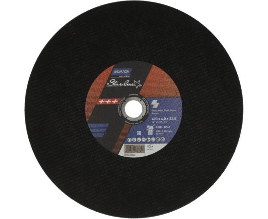 Отрезной круг Starline A30S-400x4.0x32 мм T41 FIX80 NORTON 66252849960 