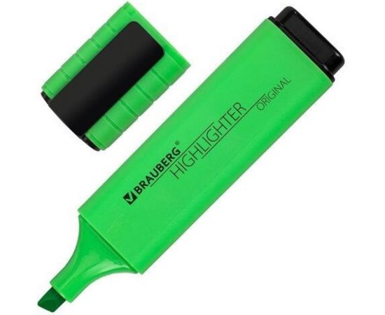 Текстовыделитель BRAUBERG ORIGINAL NEON зеленый, линия 1-5 мм 152212 