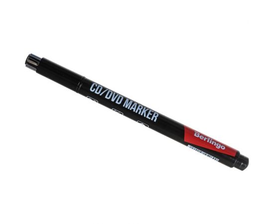 Перманентный маркер для CD/DVD BERLINGO Multiline PE50 черный 0.5 мм PM6434 