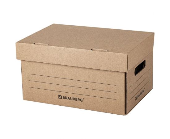 Архивный короб BRAUBERG Делопроизводство 235 х325 х180 мм 129589 