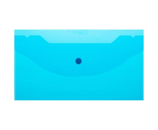 Папка-конверт Attache на кнопке А6 135x250 мм, 180 мкм, синий, 10 шт в упаковке 1019525 