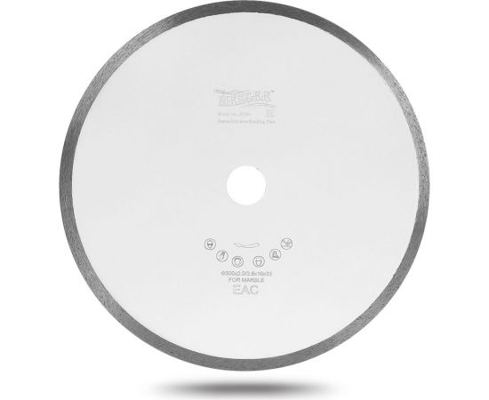 Диск алмазный M/X сплошная кромка для резки мрамора (300х25.4/32 мм; 10х2.6 мм) MESSER 01-30-300 