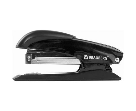 Степлер BRAUBERG Office Expert №24/6 26/6, металлический, до 25 листов, черный 228593 – изображение 11