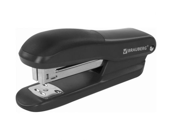 Степлер BRAUBERG SX-39 №24/6 26/6 до 25 листов, черный 228590 – изображение 2