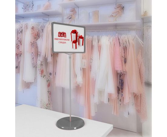 Двусторонний напольный ценникодержатель Attache А4 210x300 мм 925584 – изображение 2