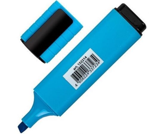 Текстовыделитель BRAUBERG ORIGINAL NEON голубой, линия 1-5 мм 152214 – изображение 2