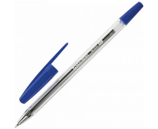 Шариковые ручки BRAUBERG M-500, НАБОР 4 шт, синие, узел 0.7мм, линия письма 0.35 мм 143453 – изображение 2