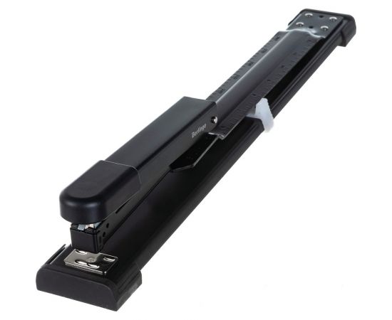 Брошюровочный степлер BERLINGO №24/6, 26/6 до 20 листов, металлический корпус, черный DSp_20061 – изображение 3