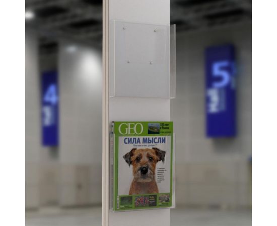 Вертикальный настенный карман Attache А4 пластик 2шт в упаковке 1044200 – изображение 3