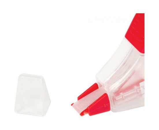 Корректирующая лента BRAUBERG 5 мм х 12 м, прозрачный, с подкручиванием 226814 – изображение 3