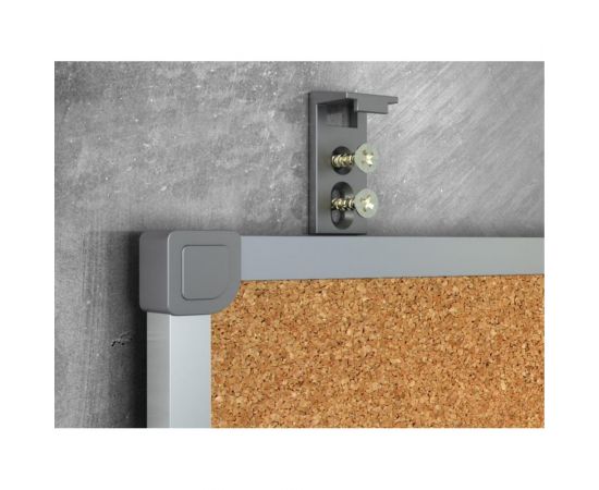 Пробковая доска Attache алюминиевая рама 107970 – изображение 3