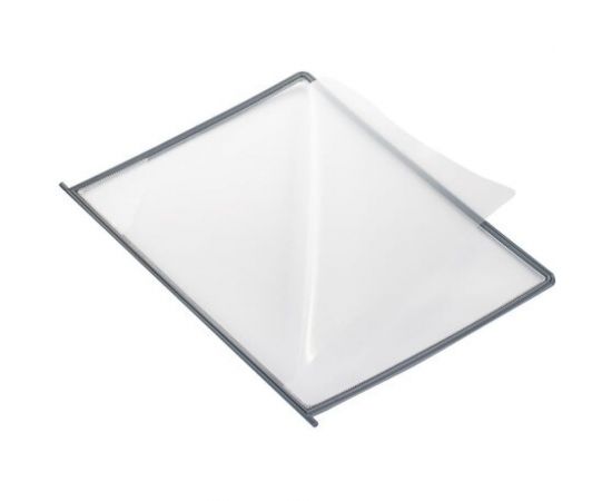 Панель для демосистем BRAUBERG А4, с табулятором, серая рамка 231233 – изображение 3