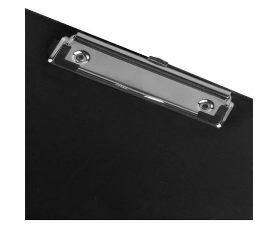 Сверхпрочная доска-планшет BRAUBERG SOLID с прижимом А4 315 х225 мм, 2 мм, черная, 226822 – изображение 3