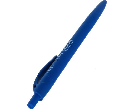 Шариковая масляная ручка 12 шт в упаковке Attache Comfort покрытие Soft touch синий стержень 571480 – изображение 3