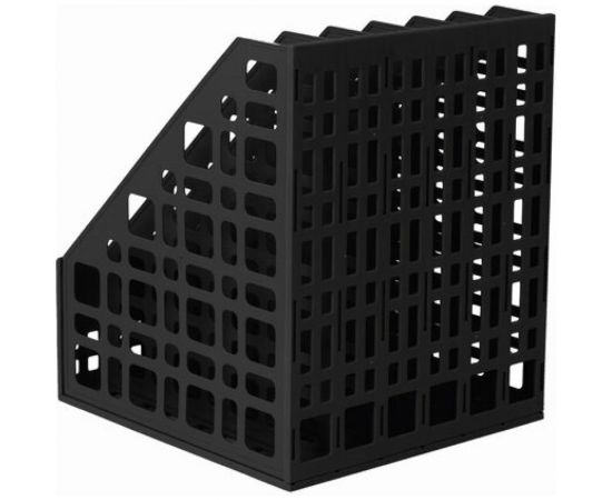 Вертикальный лоток для бумаг BRAUBERG MAXI Plus 240 мм 6 отделений сетчатый сборный черный 237015 – изображение 3