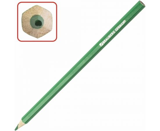 Цветные карандаши BRAUBERG Star Patrol, 12 цветов, заточенные, картонная упаковка 180532 – изображение 3