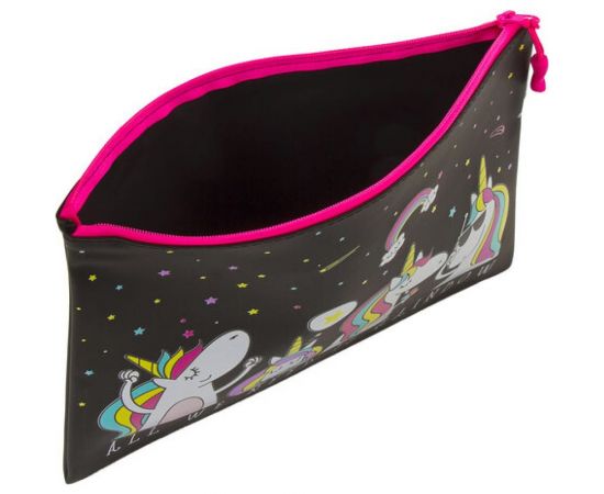 Папка для тетрадей BRAUBERG Unicorns A5, водонепроницаемая молния, 25х20 см 229259 – изображение 3