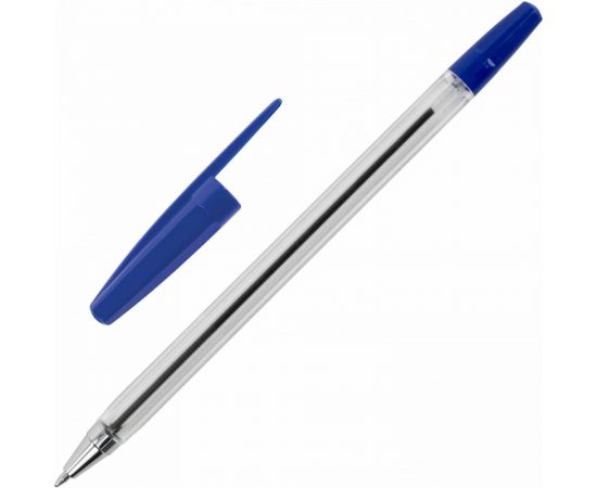 Шариковые ручки BRAUBERG M-500 набор 10 шт, синие, узел 0.7 мм, линия 0.35 мм 143454 – изображение 3