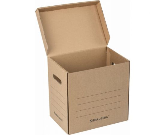 Архивный короб BRAUBERG Делопроизводство 325х235х325мм 129999 – изображение 3