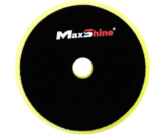 Круг поролоновый полировальный (130-155x30 мм; средней жесткости; желтый) MaxShine 015835 – изображение 3