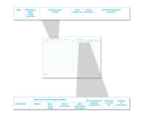 Журнал регистрации исходящих документов BRAUBERG STAFF 48л, А4, 198х278мм 130087 – изображение 4