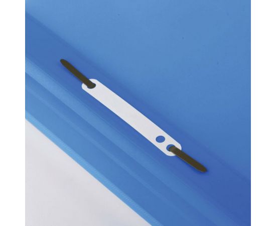 Скоросшиватель 25 шт в упаковке BRAUBERG пластиковый А4 130/180 мкм голубой 220386 – изображение 4