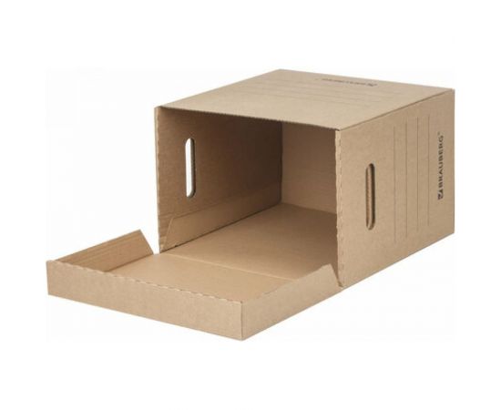 Архивный короб BRAUBERG Делопроизводство 325х235х325мм 129999 – изображение 4