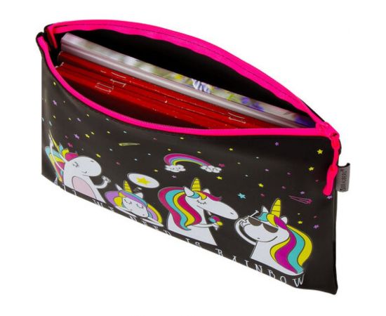 Папка для тетрадей BRAUBERG Unicorns A5, водонепроницаемая молния, 25х20 см 229259 – изображение 4