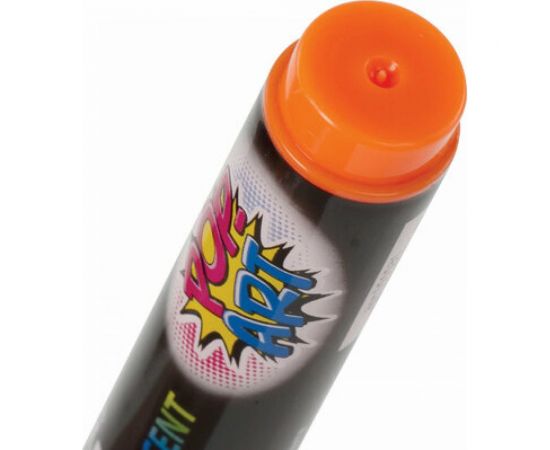 Сухостираемый меловой маркер для гладких поверхностей BRAUBERG POP-ART, 5 мм, оранжевый 151531 – изображение 5