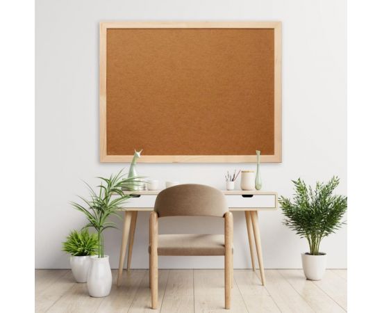 Пробковая доска Attache HDF 90x120 см деревянная рама с1502929 – изображение 5