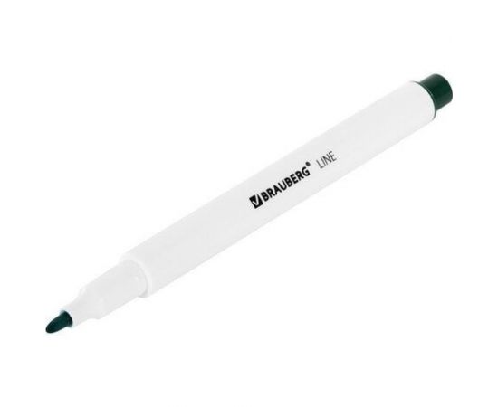Стираемые маркеры для белой доски BRAUBERG Line набор 4 цвета, 3 мм, с клипом 152119 – изображение 5