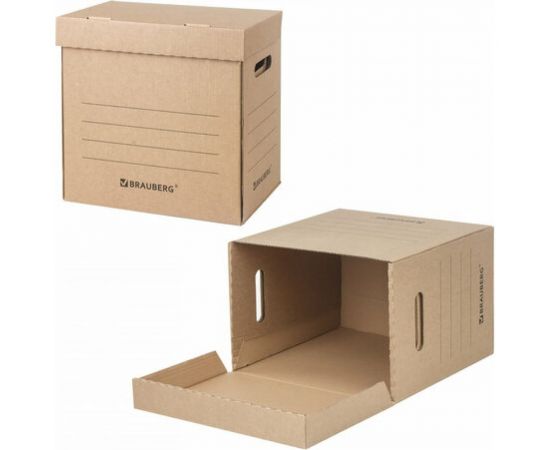 Архивный короб BRAUBERG Делопроизводство 325х235х325мм 129999 – изображение 5